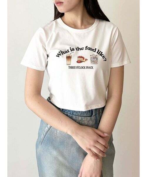CALNAMUR(カルナムール)の「アソートプリントTシャツ(Tシャツ/カットソー・レディース・ネイビー/ホワイト/オフホワイト/グレー・FREE)」の7枚目の写真