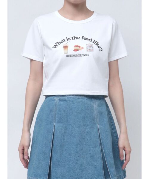 CALNAMUR(カルナムール)の「アソートプリントTシャツ(Tシャツ/カットソー・レディース・ネイビー/ホワイト/オフホワイト/グレー・FREE)」の11枚目の写真
