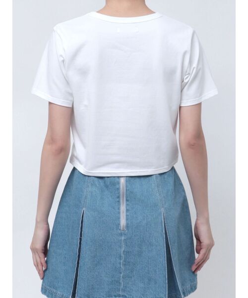 CALNAMUR(カルナムール)の「アソートプリントTシャツ(Tシャツ/カットソー・レディース・ネイビー/ホワイト/オフホワイト/グレー・FREE)」の13枚目の写真