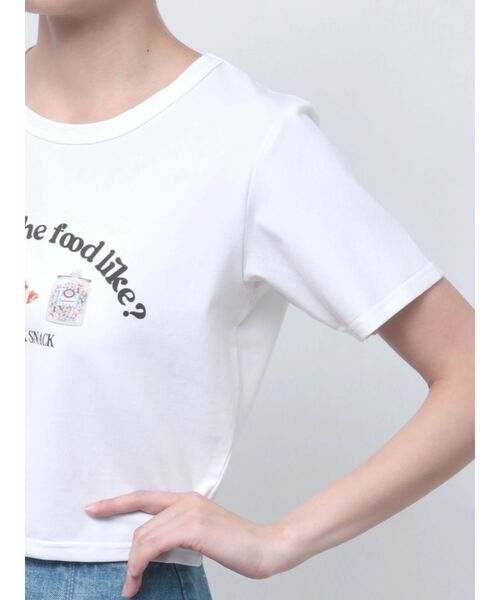 CALNAMUR(カルナムール)の「アソートプリントTシャツ(Tシャツ/カットソー・レディース・ネイビー/ホワイト/オフホワイト/グレー・FREE)」の15枚目の写真