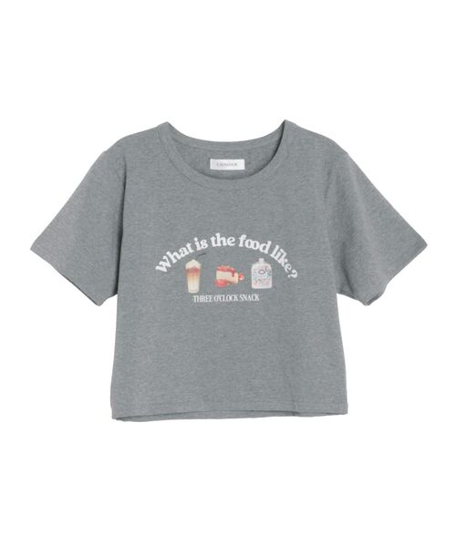 CALNAMUR(カルナムール)の「アソートプリントTシャツ(Tシャツ/カットソー・レディース・ネイビー/ホワイト/オフホワイト/グレー・FREE)」の1枚目の写真