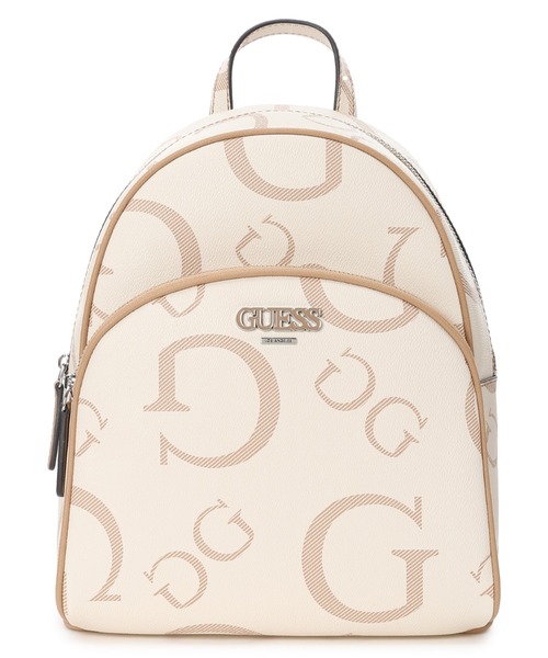 Guess（ゲス）の「HOLEMAN Backpack バックパック リュック（バックパック/リュック・レディース・ブラウン/ホワイト・ONE SIZE）」の2枚目の写真