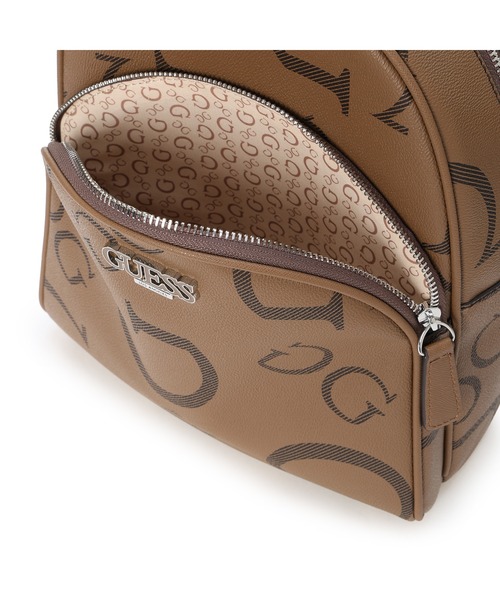 Guess（ゲス）の「HOLEMAN Backpack バックパック リュック（バックパック/リュック・レディース・ブラウン/ホワイト・ONE SIZE）」の13枚目の写真