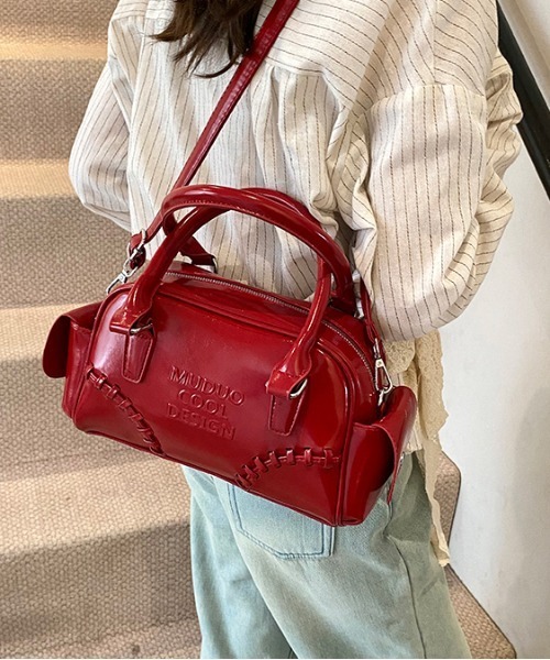gossip!ロサンゼルス(ゴシップロサンゼルス)の「Y2K マルチポケットショルダーバッグ2WAY(ショルダーバッグ・レディース・ワイン・FREE)」の3枚目の写真
