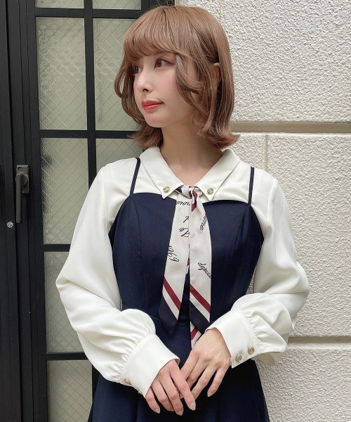 an another angelus（アンアナザーアンジェラス）の「バックカッティングキャミワンピース（ワンピース・レディース・トップグレー/ブルーグリーン/ネイビー/ライトグリーン/レッド/ブラウン・FREE）」の8枚目の写真