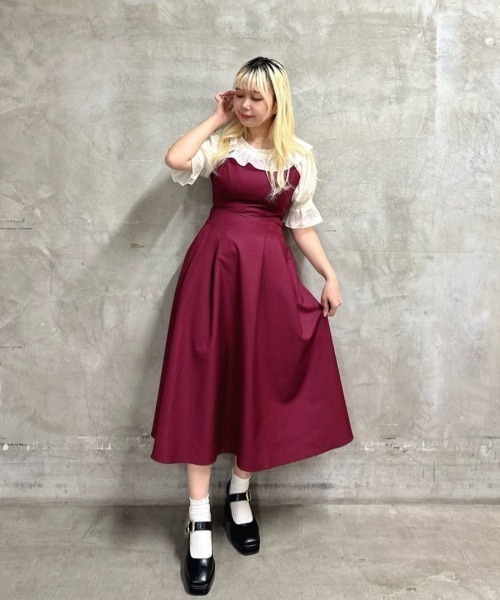 an another angelus バックカッティングキャミワンピース 新色追加/洗える】バックカッティング キャミワンピース | アン