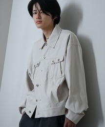 Nilway（ニルウェイ）の「スタッズデザイン ショート丈 コンパクトジャケット（ブルゾン）」