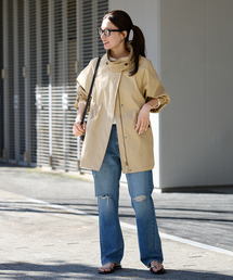 framework 撥水テントラインコート　キャメル framework 撥水テントラインコートキャメル