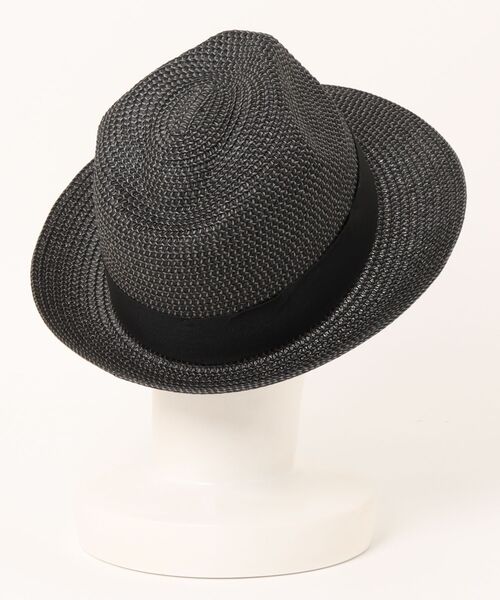 UNION STATION（ユニオンステーション）の「ペーパーハット/ストローハット（ハット・メンズ・ベージュ/ブラック・FREE）」の3枚目の写真