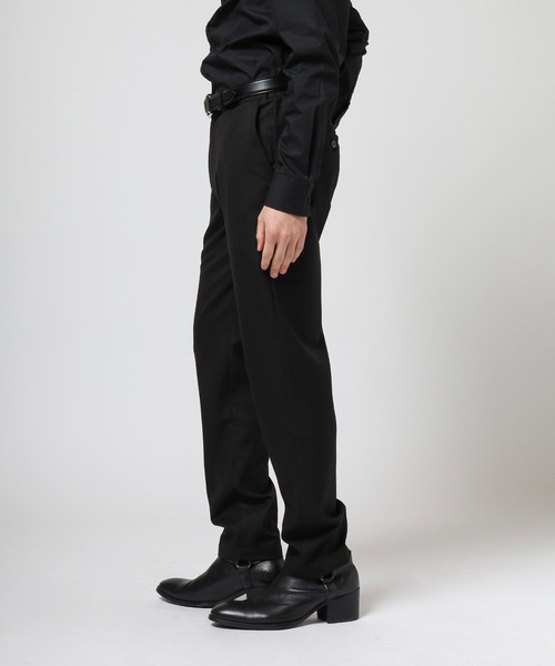 VANQUISH(ヴァンキッシュ)の「VANQUISH / ヴァンキッシュ T/R ストレッチ スラックスパンツ(スラックス・メンズ・ブラック/ライトブラウン/グレー・M/L)」の5枚目の写真