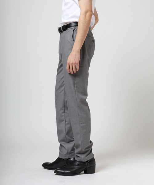 VANQUISH(ヴァンキッシュ)の「VANQUISH / ヴァンキッシュ T/R ストレッチ スラックスパンツ(スラックス・メンズ・ブラック/ライトブラウン/グレー・M/L)」の10枚目の写真