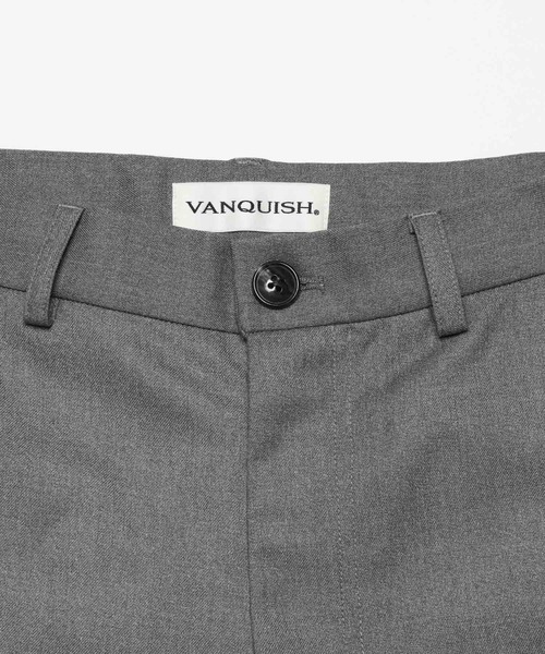 VANQUISH(ヴァンキッシュ)の「VANQUISH / ヴァンキッシュ T/R ストレッチ スラックスパンツ(スラックス・メンズ・ブラック/ライトブラウン/グレー・M/L)」の12枚目の写真