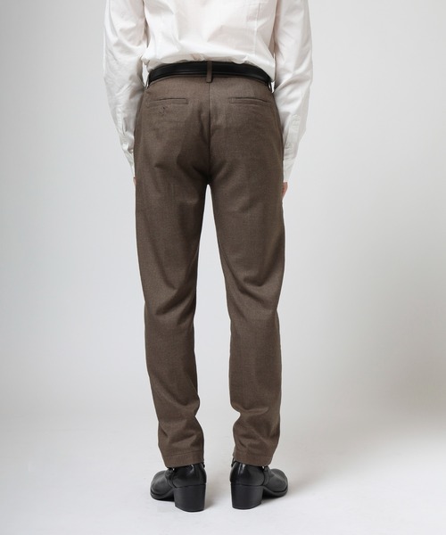 VANQUISH(ヴァンキッシュ)の「VANQUISH / ヴァンキッシュ T/R ストレッチ スラックスパンツ(スラックス・メンズ・ブラック/ライトブラウン/グレー・M/L)」の16枚目の写真