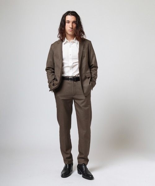 VANQUISH(ヴァンキッシュ)の「VANQUISH / ヴァンキッシュ T/R ストレッチ スラックスパンツ(スラックス・メンズ・ブラック/ライトブラウン/グレー・M/L)」の18枚目の写真