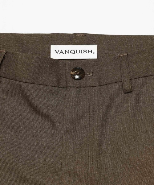 VANQUISH(ヴァンキッシュ)の「VANQUISH / ヴァンキッシュ T/R ストレッチ スラックスパンツ(スラックス・メンズ・ブラック/ライトブラウン/グレー・M/L)」の19枚目の写真