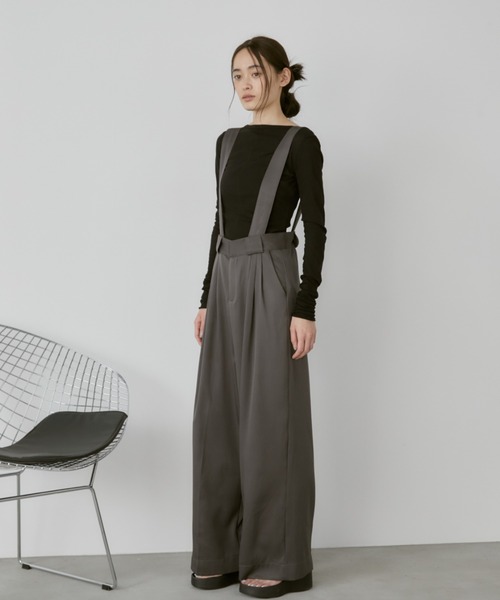 duei(デュイ)の「シアーロングスリーブUネックカットソー(Tシャツ/カットソー・レディース・ブラック/ホワイト・FREE)」の16枚目の写真