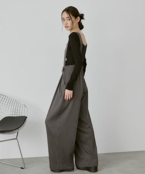 duei(デュイ)の「シアーロングスリーブUネックカットソー(Tシャツ/カットソー・レディース・ブラック/ホワイト・FREE)」の15枚目の写真