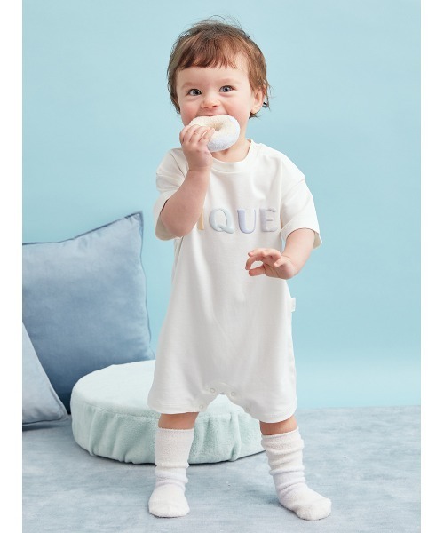 gelato pique ジェラピケ　ルームウェア　ドーナツ　ベア セール】【KIDS】ドーナツベアワンポイントTシャツ（ルーム