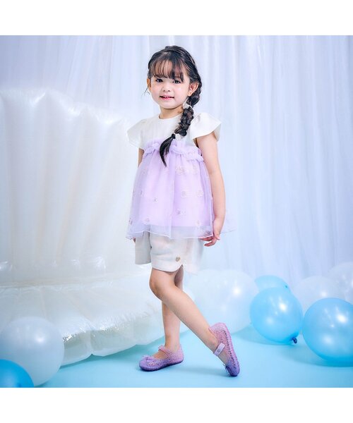 キラキラシェルヘアゴム2個セット（ヘアゴム）｜apres les cours