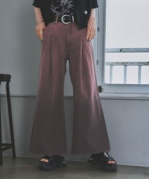 HARE | アソートカコウワイドデニムパンツ(HARE)(デニムパンツ)