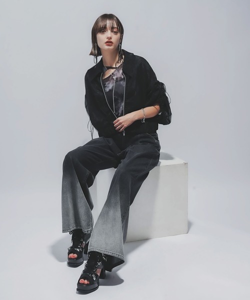 セール】アソートカコウワイドデニムパンツ(HARE)（デニムパンツ