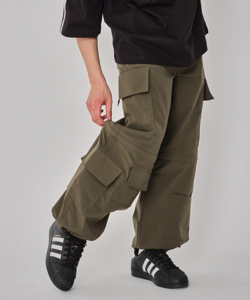 Rocky リップストップ カーゴパンツ Rocky Monroe カーゴパンツ リップストップコンバーチブルワイド