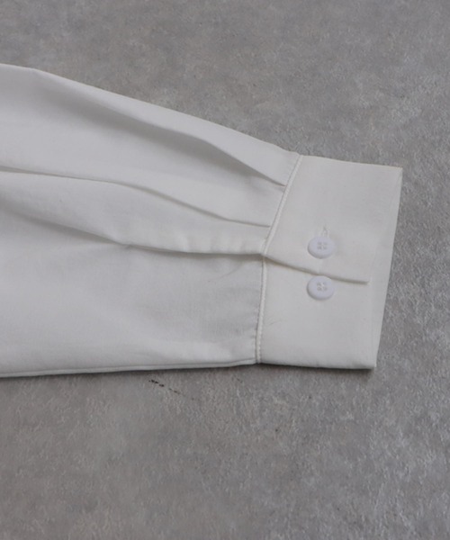 antiqua(アンティカ)の「タイレイヤードシャツ(シャツ/ブラウス・レディース・ブラック/ホワイト・ONESIZE)」の16枚目の写真