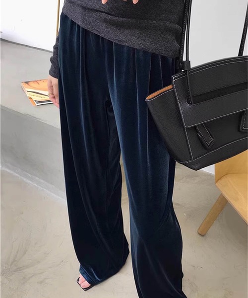 DECADE CLASSIC(ディケイド クラシック)の「【DECADE CLASSIC】ベルベットワイドパンツ(その他パンツ・レディース・ブラック/ネイビー/ブラウン・MEDIUM/LARGE)」の17枚目の写真
