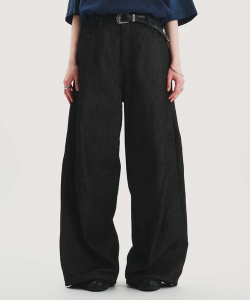 RIGID DENIM 3D CURVE BAGGY PANTS/リジットデニム3Dカーブ