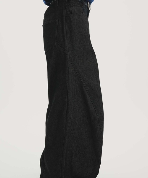 セール】RIGID DENIM 3D CURVE BAGGY PANTS/リジットデニム3D