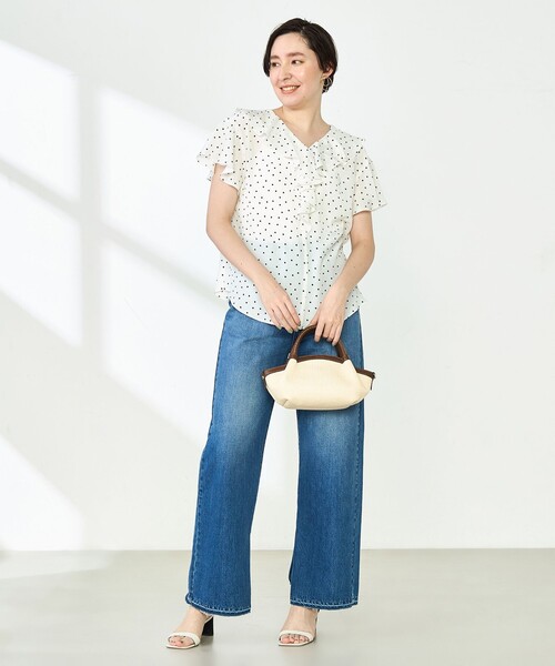 ブラウス シャツ 2wayラッフル衿ブラウス レディース 2wayラッフル衿ブラウス | NOLLEY'S(ノーリーズ)レディース