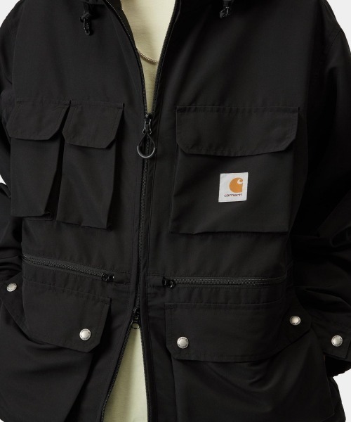 Carhartt WIP（カーハートダブリューアイピー）の「Carhartt WIP IRWIN JACKET（カーハート ワークインプログレス アーウィン ジャケット）（マウンテンパーカー・メンズ・ブラック・SMALL/MEDIUM/LARGE/X-LARGE）」の5枚目の写真