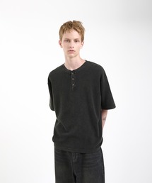Regen Glanz([QOc)thermal henry neck T]shirt/T[}w[lbNTVc(TVc/Jbg\[)