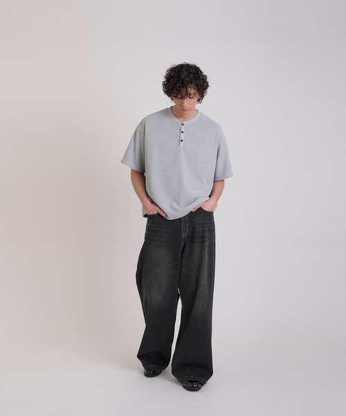 Regen Glanz ヘンリーネックスウェット Regen Glanz（レーゲングランツ）の「henry neck sweatshirt