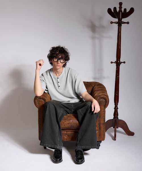 Regen Glanz（レーゲングランツ）の「thermal henry neck T