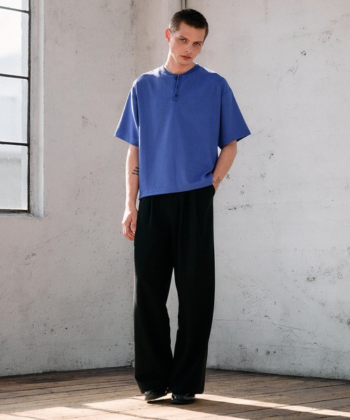 thermal henry neck T‐shirt/サーマルヘンリーネックTシャツ（Tシャツ