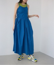 PLUS | 【PLUS】バブルギャザーボリュームワンピース(ワンピース)