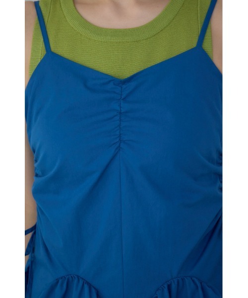 PLUS（プラス）の「【PLUS】バブルギャザーボリュームワンピース（ワンピース・レディース・ブルー/ブラック・SMALL/MEDIUM）」の22枚目の写真