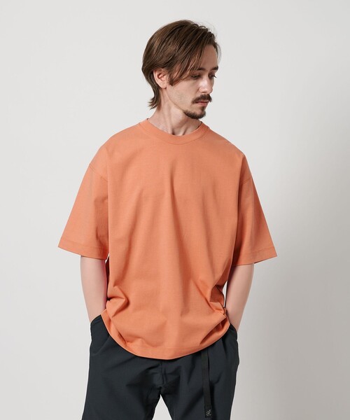 BEAUTY&YOUTH UNITED ARROWS（ビューティーアンドユースユナイテッドアローズ）の「【WEB限定】ヘビーウエイト バレル Tシャツ（Tシャツ/カットソー・メンズ・ブラック/オレンジ系その他/ホワイト/グレー・S/XL/L/M）」の4枚目の写真