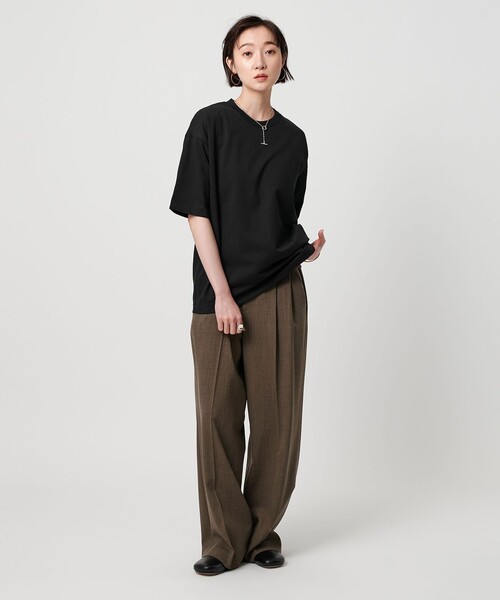 BEAUTY&YOUTH UNITED ARROWS（ビューティーアンドユースユナイテッドアローズ）の「【WEB限定】ヘビーウエイト バレル Tシャツ（Tシャツ/カットソー・メンズ・ブラック/オレンジ系その他/ホワイト/グレー・S/XL/L/M）」の6枚目の写真