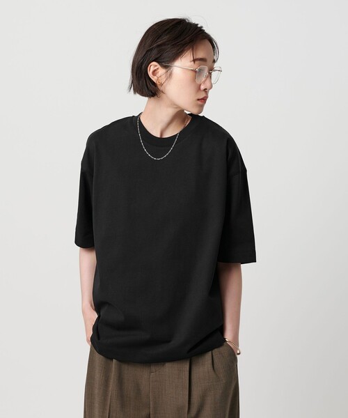 BEAUTY&YOUTH UNITED ARROWS（ビューティーアンドユースユナイテッドアローズ）の「【WEB限定】ヘビーウエイト バレル Tシャツ（Tシャツ/カットソー・メンズ・ブラック/オレンジ系その他/ホワイト/グレー・S/XL/L/M）」の9枚目の写真