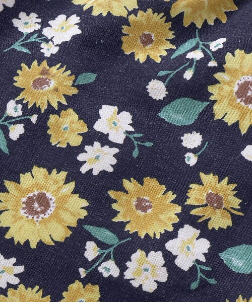 SLAP SLIP(スラップスリップ)の「【お揃い/接触冷感】無地花柄ひまわり麻レーヨンタック入りショートパンツ(90~130cm)(その他パンツ・キッズ・ベージュ/オレンジ/ピンク系その他/イエロー系その他/パープル系その他/ブルー系その他2・120cm/130cm/100cm/110cm/90cm)」の21枚目の写真