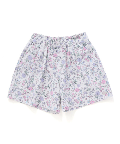 SLAP SLIP(スラップスリップ)の「【お揃い/接触冷感】無地花柄ひまわり麻レーヨンタック入りショートパンツ(90~130cm)(その他パンツ・キッズ・ベージュ/オレンジ/ピンク系その他/イエロー系その他/パープル系その他/ブルー系その他2・120cm/130cm/100cm/110cm/90cm)」の12枚目の写真