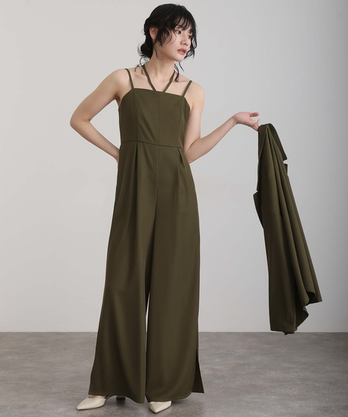 セール】セットアップパーティードレス結婚式二次会&ワイドパンツ