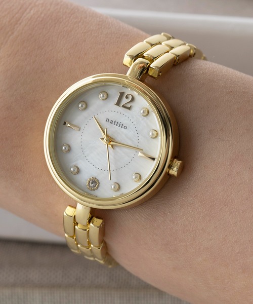 セール】【MAGASIN DE MODE Chou Chou】シンプルメタルウォッチ 腕時計