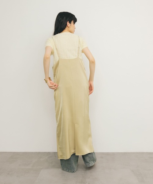 KBF（ケイビーエフ）の「ミニフリンジニットTEE（ニット/セーター・レディース・ネイビー/オレンジ系その他/イエロー系その他・ONE）」の10枚目の写真