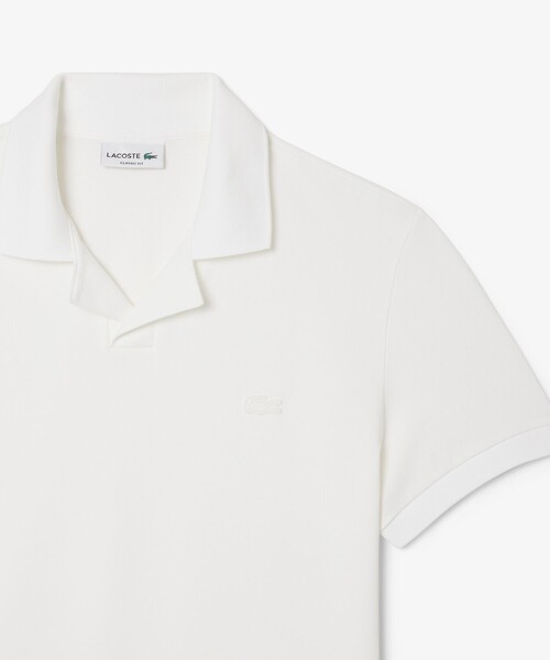 LACOSTE(ラコステ)の「オープンカラーポロシャツ(ポロシャツ・メンズ・ネイビー/ホワイト/ブラウン・3/2/5/4)」の14枚目の写真