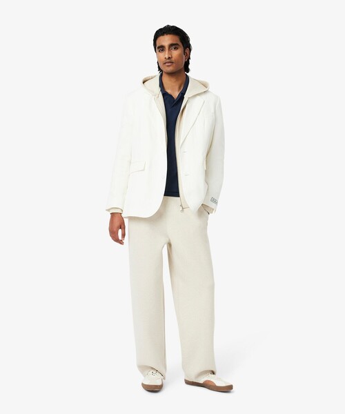 LACOSTE(ラコステ)の「オープンカラーポロシャツ(ポロシャツ・メンズ・ネイビー/ホワイト/ブラウン・3/2/5/4)」の4枚目の写真