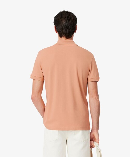 LACOSTE(ラコステ)の「オープンカラーポロシャツ(ポロシャツ・メンズ・ネイビー/ホワイト/ブラウン・3/2/5/4)」の6枚目の写真