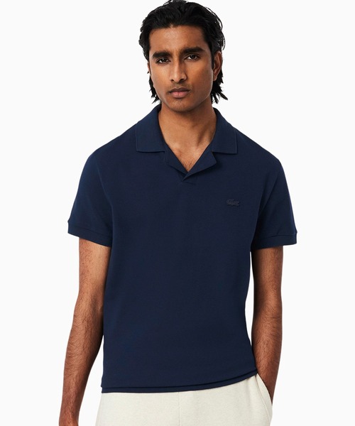 【大人カジュアル】ラコステLACOSTE・ポロシャツ・紺・XL~2XLフランス製 大人カジュアル】ラコステLACOSTE・ポロシャツ・紺・XL~2XL